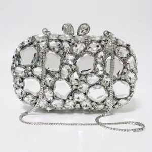 Crystal evening clutch