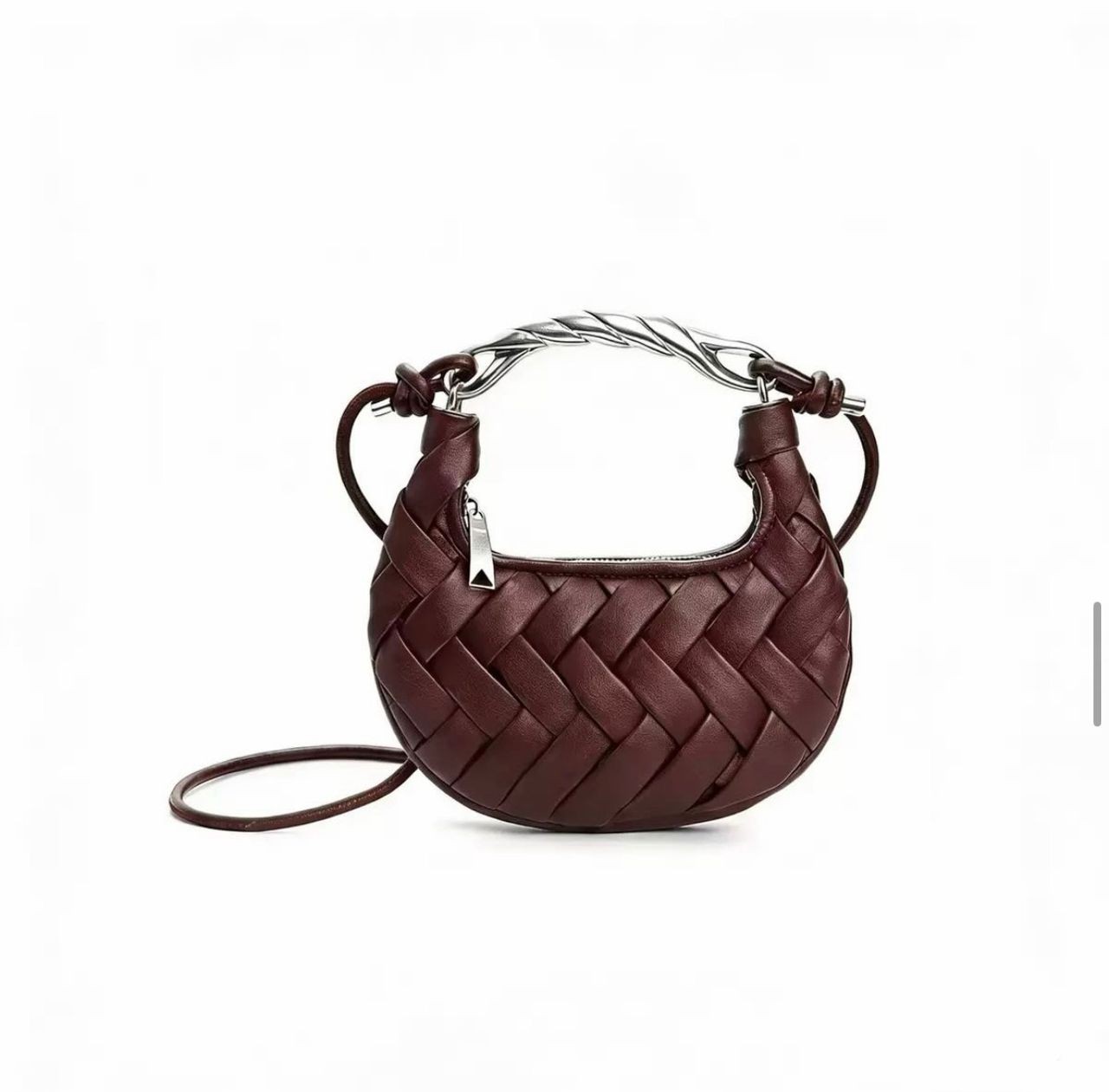 Woven shoulder bag