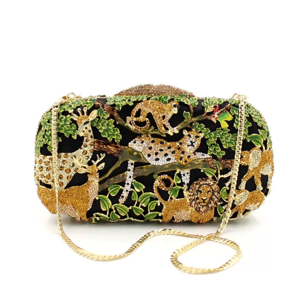 Embellished evening clutch